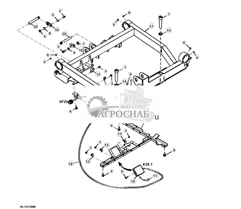 Mounting Frame, Service Light, Fixed Cab - ST784903 20.jpg